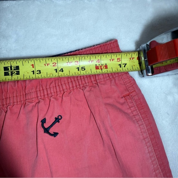 Brooks Brothers Anchor Print Swim Trunks Red Size M - Picture 6 of 7